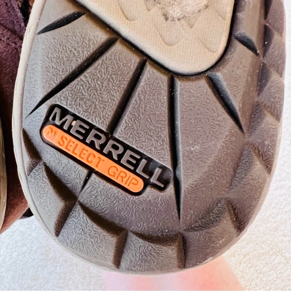 MERRELL PECHORA WESTERN WOOL CHUKKA BOOTS SHERPA ANKLE LACE UP SIZE 9